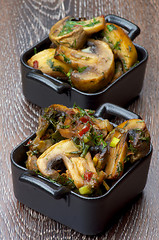 Image showing Roasted Mushrooms