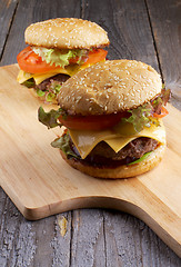 Image showing Two Burgers