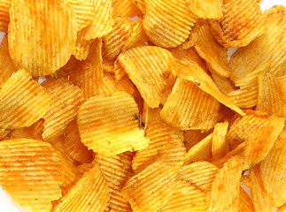 Image showing Delicious crispy chips