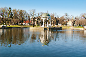 Image showing Pond in park Kadriorg, Tallinn