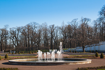 Image showing Gardens of Kadriorg Palace  in Tallinn, Estonia 