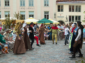 Image showing TALLINN, ESTONIA - JULY 8: Celebrating of Days  the Middle Ages 