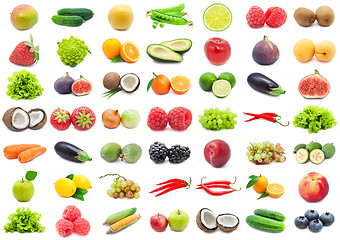 Image showing Fruits and Vegetables