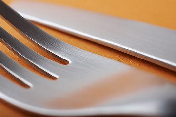 Image showing fork and knife