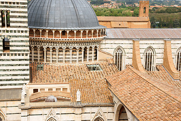 Image showing Siena Cathedral detail