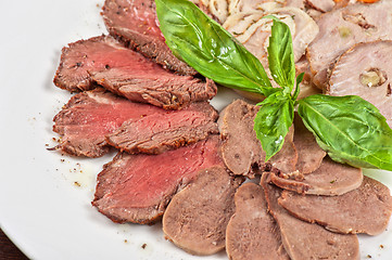 Image showing Closeup meat cuts