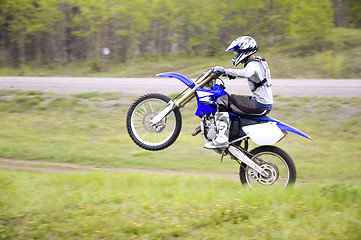 Image showing Motocross Racer