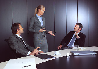 Image showing business people working