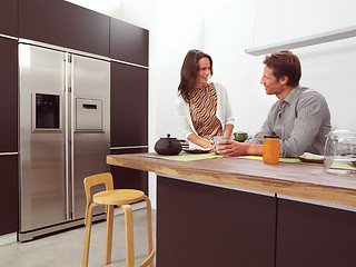 Image showing couple in the kitchen aa