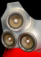 Image showing Tree speakers