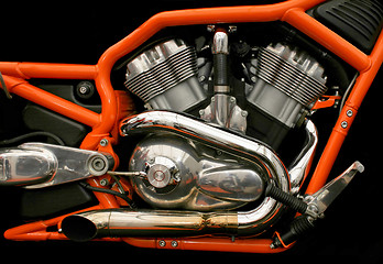 Image showing Twin engine