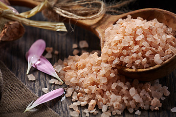 Image showing Spa. Sea salt 