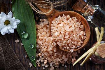 Image showing Spa, Sea salt