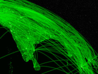 Image showing Network over India