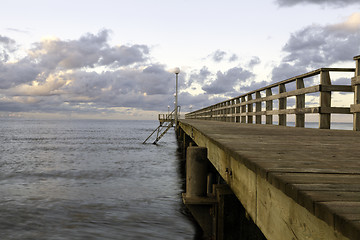 Image showing Pier  low view