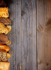 Image showing Border of Various Bread