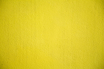 Image showing Yellow Concrete Wall as Background