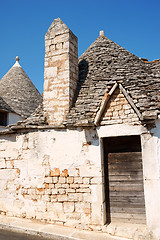 Image showing Old Trulli houses in Alberobello, Apulia