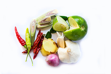 Image showing Tom Yum ingredients Thai food