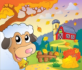 Image showing Autumn farm theme 6