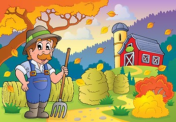 Image showing Autumn farm theme 3