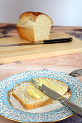 Image showing Bread and butter