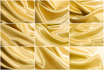 Image showing Golden silk