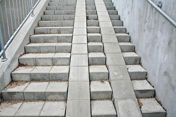 Image showing Staircase in concrete