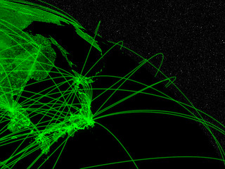 Image showing Network over Japan