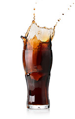 Image showing Splash of cola