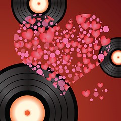Image showing music heart