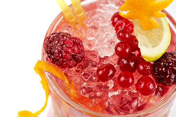 Image showing Berries cocktail