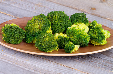 Image showing Crunchy Boiled Broccoli