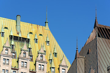 Image showing Chateau Frontenac detail