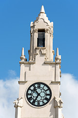 Image showing Montreal clock tower (Victoria Pier)