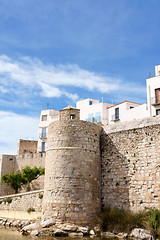 Image showing Glimpse of Peniscola, Spain