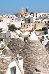 Image showing Glimpse of Alberobello, Apulia, Italy.