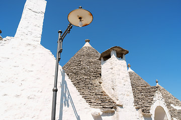 Image showing Trulli houses in Alberobello, Apulia, Italy.