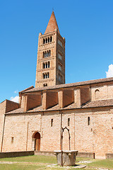 Image showing Pomposa Abbey - the Church, Italy