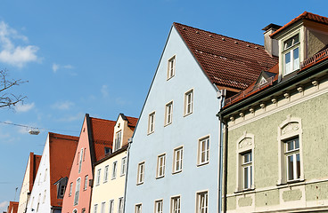 Image showing Colorful houses in Schongau, Germany