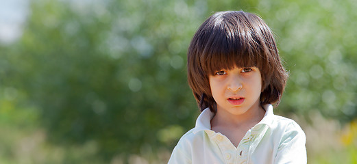 Image showing portrait of a boy