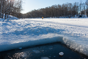 Image showing Winter lake