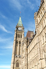 Image showing Detail of Parliament of Canada