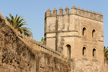 Image showing Seville ancient city walls