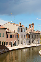 Image showing Glimpse of Comacchio, Italy