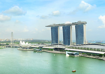 Image showing Singapore quayside