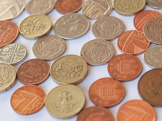 Image showing British pound coin