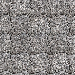 Image showing Granular Paving Slabs. Seamless Tileable Texture.