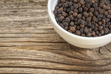 Image showing black peppercorns