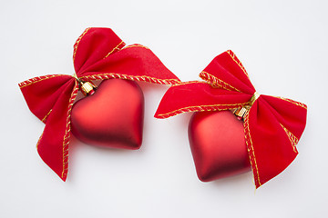 Image showing Ribbon hearts